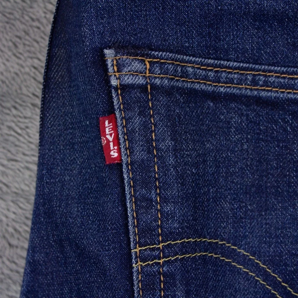 Levi's Premium Lot 512 Big E Jeans Mens 30x34‎ Blue Denim Medium/Dark Wash Slim